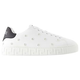 Zapatillas - Versace - Cuero - Blanco Blanco