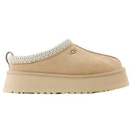 W Tazz Mules - UGG - Couro - Bege Marrom Bege