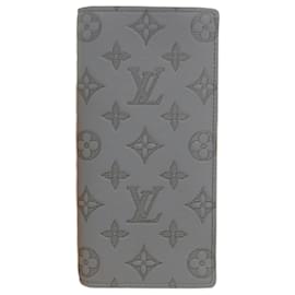 Louis Vuitton-Louis Vuitton Monogram Shadow Portefeuille Brazza-Brown