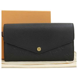 Portafoglio in pelle Monogram Empreinte Louis Vuitton Nero