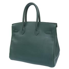 Hermès-Hermes Birkin 35 Handbag in Green-Green
