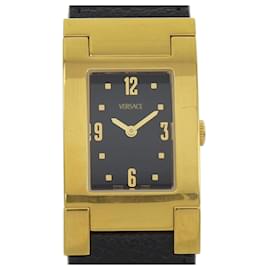 Relógio retangular com mostrador preto VERSACE ALQ90 Outro