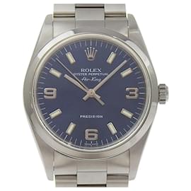 Rolex-Rolex Air King U-Serial 14000 Blue Dial Automatic Wristwatch-Other