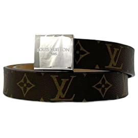 Louis Vuitton-Cinto Monogram Louis Vuitton-Marrom