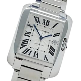 Cartier-Cartier Men's Tank Anglaise XL Date Automatic Wristwatch-Other