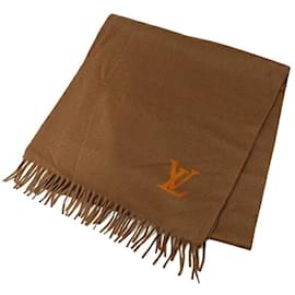 Louis Vuitton-Louis Vuitton Cashmere Stole in Brown-Brown