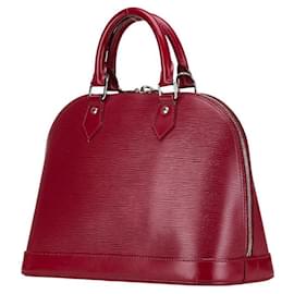 Louis Vuitton-Louis Vuitton Epi Alma Leather Handbag M40490-Red