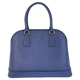 Prada-Prada Saffiano Leather 2way Handbag-Blue