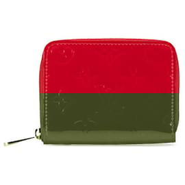 Louis Vuitton-Louis Vuitton Patent Leather Zippy Coin Case M93608-Red