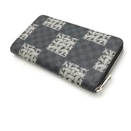 Louis Vuitton-Louis Vuitton Damier Graphite Zippy Organizer Wallet N61214-Black