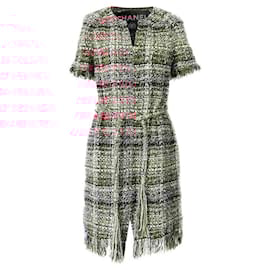 Chanel-Chanel Paris / Greece Jewel Belt Lesage Tweed Dress 36 FR-Multiple colors