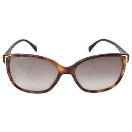 Prada Sunglasses SPR01O-A Brown Other