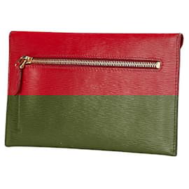 Prada-Prada Saffiano Leather Long Wallet-Red