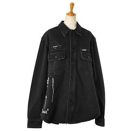 Off White Off-White Basquiat Denim Jacket Black M Black