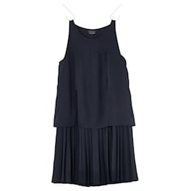 Fendi-Fendi Sleeveless Dress Black Polyester-Black