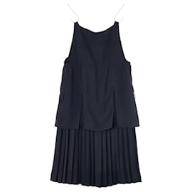 Fendi-Fendi Sleeveless Dress Black Polyester-Black