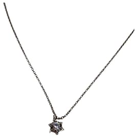 Autre Marque-K18WG Diamond Necklace 43cm White Gold-White