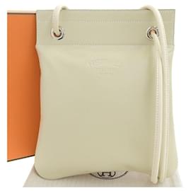 Hermès-Hermes Aline Mini Shoulder Bag U Stamp-White