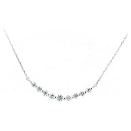 Autre Marque-Diamond Necklace 0.25ct Pt850/Pt950 Platinum-Other