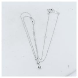 Autre Marque-4℃ Diamond Necklace K18WG White Gold-Other