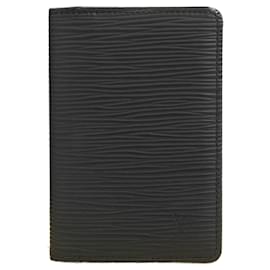 Louis Vuitton-Louis Vuitton Epi Organizer de Poche Card Case M63582-Black