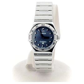 Omega Constellation Mini Edelstahl Grau
