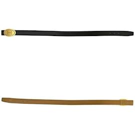 Hermès-Hermes Women's Leather Waist Belt-Black,Golden,Camel