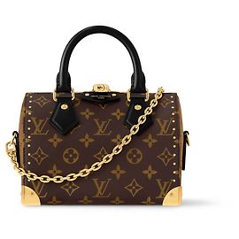 Louis Vuitton Speedy Bandouliere 20 Tela Monogram Marrone Marrone