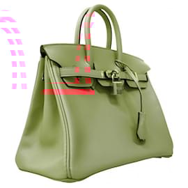 Hermès-Hermes Birkin 25 Handbag in Rose Azalee-Pink