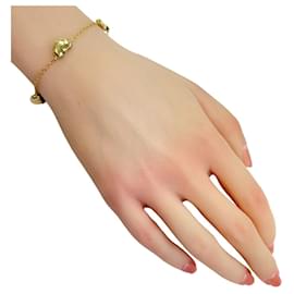Tiffany & Co-Pulseira charm Tiffany Bean em ouro amarelo 18K-Dourado
