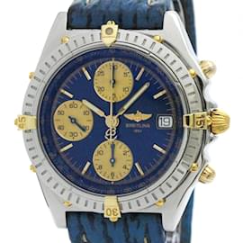 Breitling-Breitling Chronomat 18K Gold Steel Automatic Men's Watch-Other