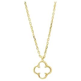 Van Cleef & Arpels-Van Cleef & Arpels Sweet Alhambra Pendant Necklace-Golden