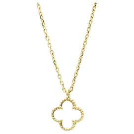 Van Cleef & Arpels-Van Cleef & Arpels Sweet Alhambra Pendant Necklace-Golden