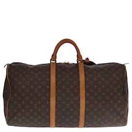 Louis Vuitton-LOUIS VUITTON Monogram Keepall 60 Boston Bag M41422 LV Auth 104918-Monogram