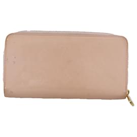 Louis Vuitton-LOUIS VUITTON Monogram Vernis Zippy Wallet Rose Valerine M93522 LV Auth 97795-Other