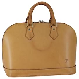 Louis Vuitton-LOUIS VUITTON Nomad leather Alma Hand Bag Brown M85394 LV Auth 105829-Brown