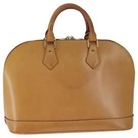Louis Vuitton-LOUIS VUITTON Nomad leather Alma Hand Bag Brown M85394 LV Auth 105829-Brown