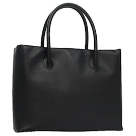 Céline-CELINE Hand Bag Leather Black Gold Auth yk16567-Black,Golden