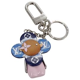 Louis Vuitton-LOUIS VUITTON Escal Porte Cles Vivienne Key Holder Blue M69314 LV Auth 101585-Blue