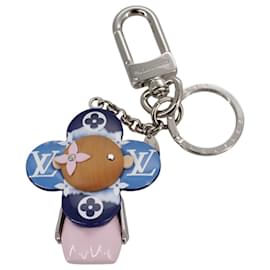 Louis Vuitton-LOUIS VUITTON Escal Porte Cles Vivienne Key Holder Blue M69314 LV Auth 101585-Blue