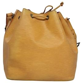 Louis Vuitton-LOUIS VUITTON Epi Petit Noe Shoulder Bag Yellow M44102 LV Auth 107473-Yellow
