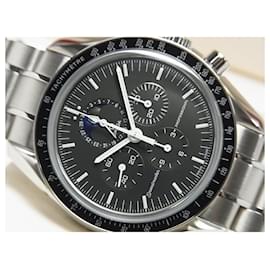 Omega-OMEGA Speedmaster Professional MoonPhase Ref.3576.50.00 Genuine goods Mens-Silvery