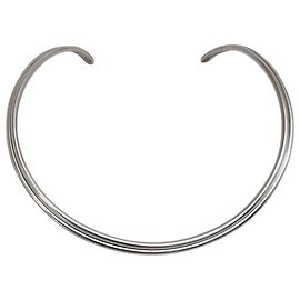 Collar de cuello de plata esterlina Georg Jensen Plata