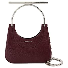 Alexander Mcqueen-Mini Cross Bar Purse - Alexander McQueen - Leather - Red-Red