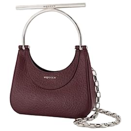 Alexander Mcqueen-Mini Cross Bar Purse - Alexander McQueen - Leather - Red-Red
