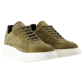 Alexander Mcqueen-Oversize Sneakers - Alexander McQueen - Leather - Khaki-Green,Khaki
