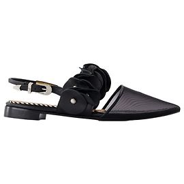 Slingbacks Aj1398 - Toga Pulla - Leather - Black Black