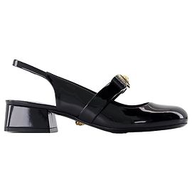 Sligback Gianni Ribbon - Versace - Leather - Black Black