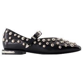 Aj1374 Sapatilhas - Toga Pulla - Couro - Preto Preto