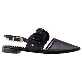Slingbacks Aj1398 - Toga Pulla - Leather - Black Black